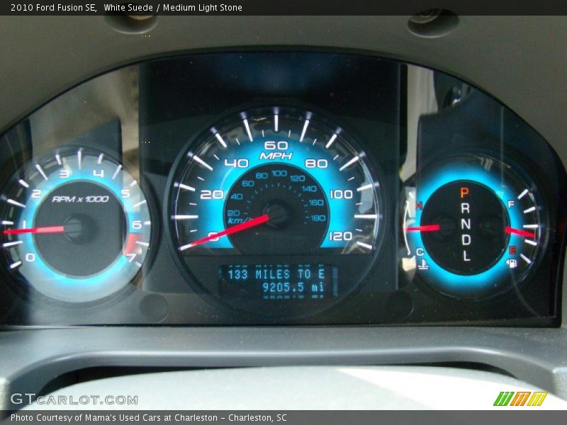 White Suede / Medium Light Stone 2010 Ford Fusion SE
