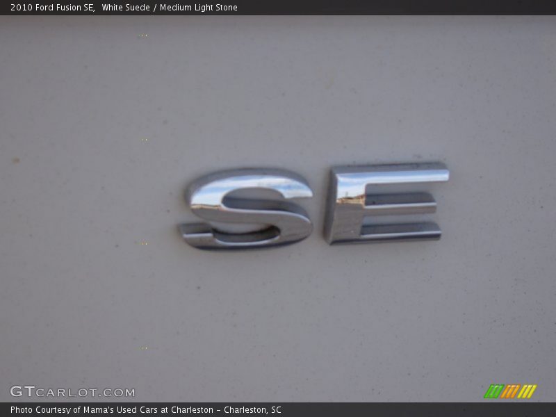 White Suede / Medium Light Stone 2010 Ford Fusion SE