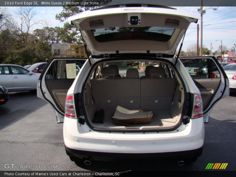 White Suede / Medium Light Stone 2010 Ford Edge SE
