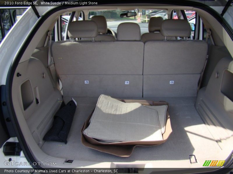 White Suede / Medium Light Stone 2010 Ford Edge SE
