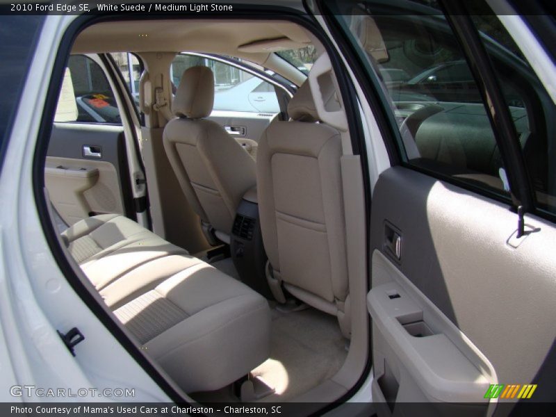 White Suede / Medium Light Stone 2010 Ford Edge SE