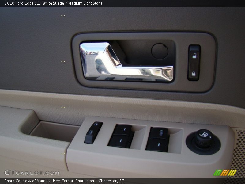 White Suede / Medium Light Stone 2010 Ford Edge SE