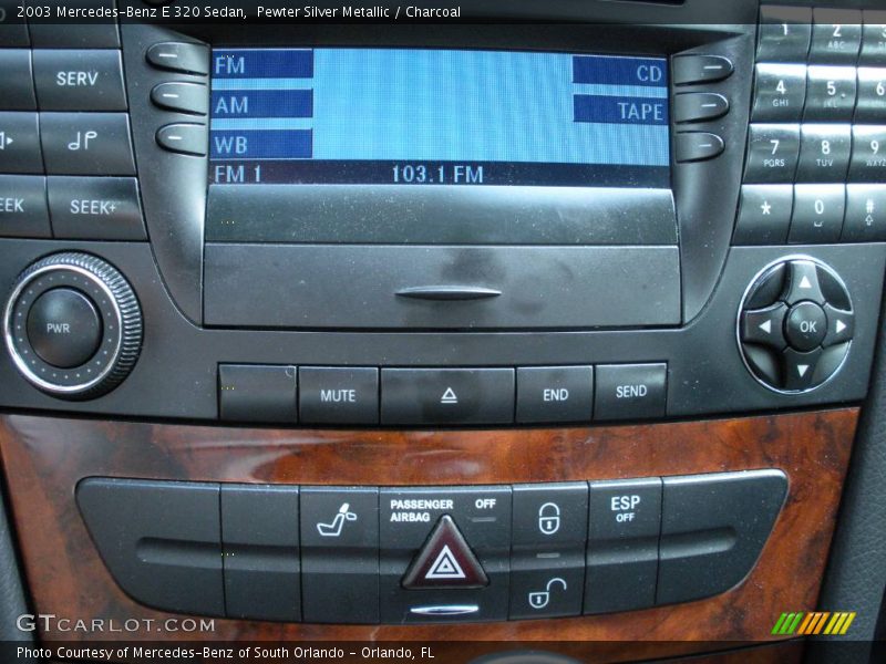 Pewter Silver Metallic / Charcoal 2003 Mercedes-Benz E 320 Sedan