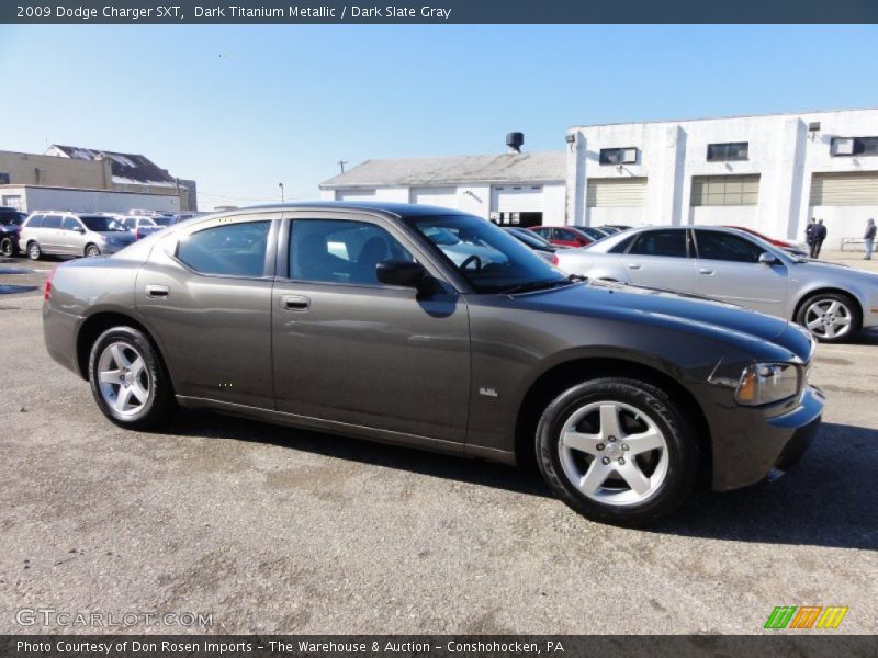 Dark Titanium Metallic / Dark Slate Gray 2009 Dodge Charger SXT