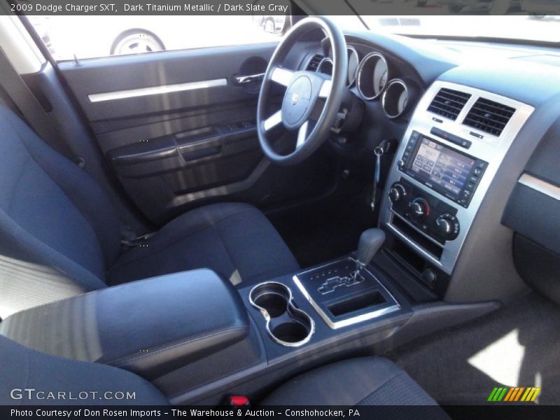 Dark Titanium Metallic / Dark Slate Gray 2009 Dodge Charger SXT