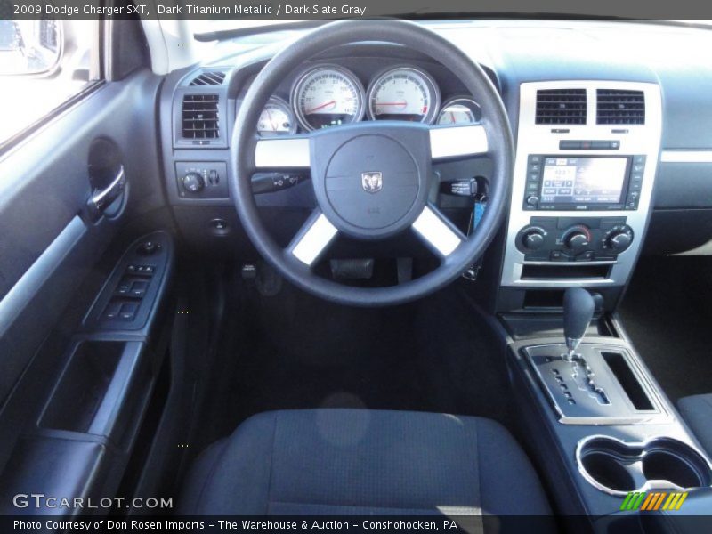 Dark Titanium Metallic / Dark Slate Gray 2009 Dodge Charger SXT