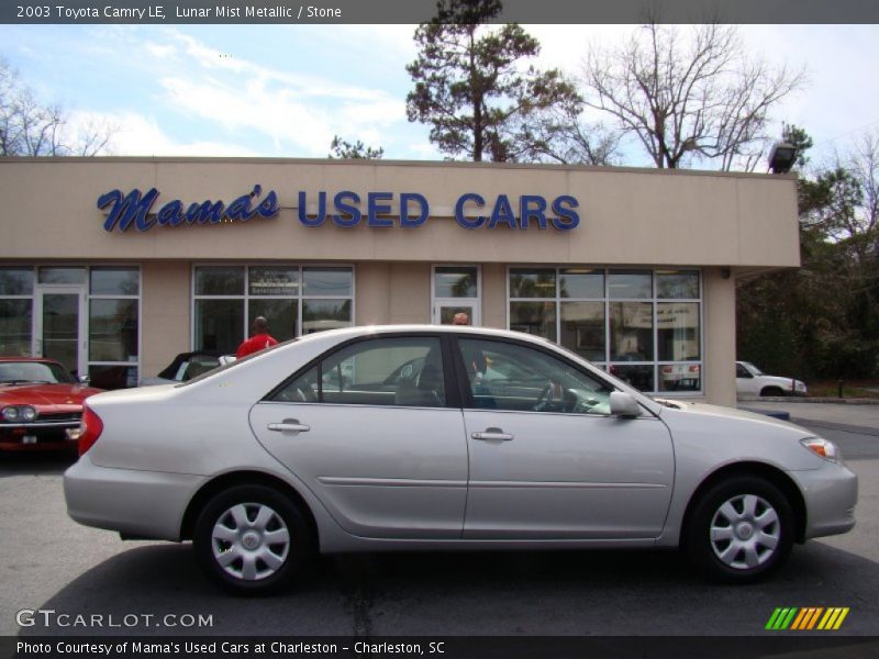 Lunar Mist Metallic / Stone 2003 Toyota Camry LE