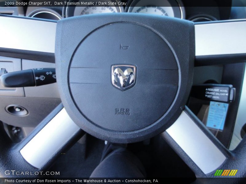 Dark Titanium Metallic / Dark Slate Gray 2009 Dodge Charger SXT