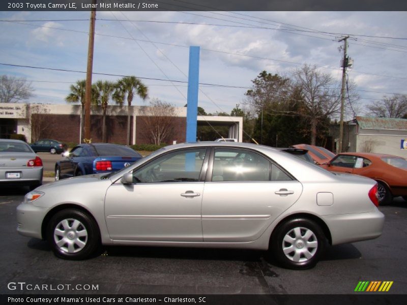 Lunar Mist Metallic / Stone 2003 Toyota Camry LE
