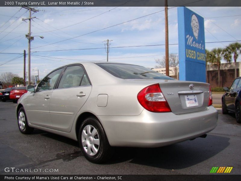 Lunar Mist Metallic / Stone 2003 Toyota Camry LE