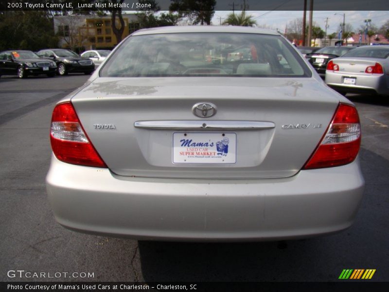 Lunar Mist Metallic / Stone 2003 Toyota Camry LE
