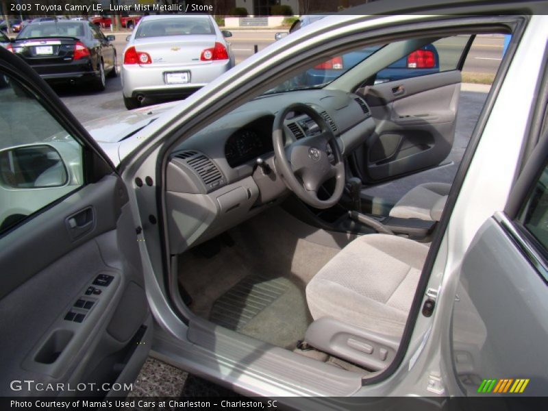 Lunar Mist Metallic / Stone 2003 Toyota Camry LE