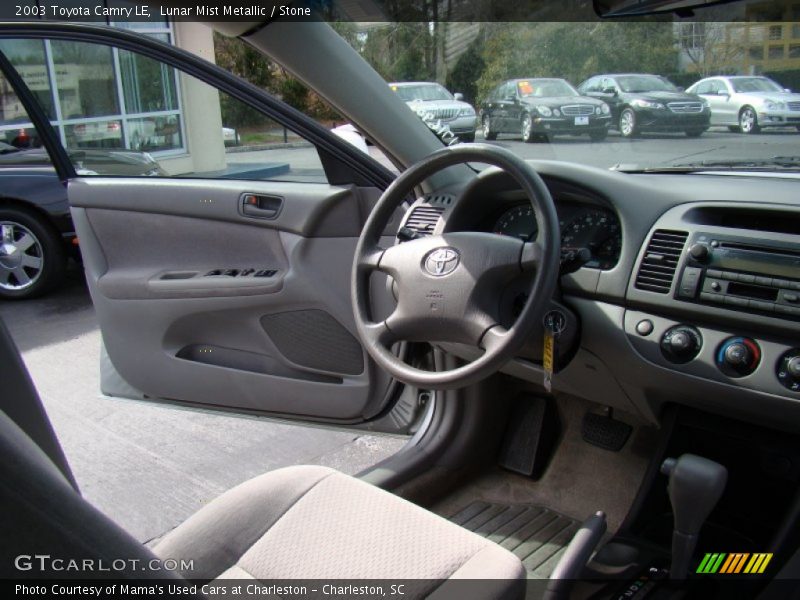 Lunar Mist Metallic / Stone 2003 Toyota Camry LE