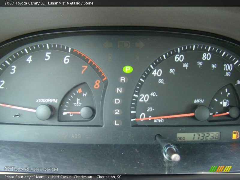 Lunar Mist Metallic / Stone 2003 Toyota Camry LE