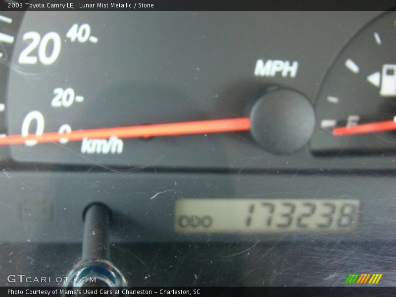 Lunar Mist Metallic / Stone 2003 Toyota Camry LE