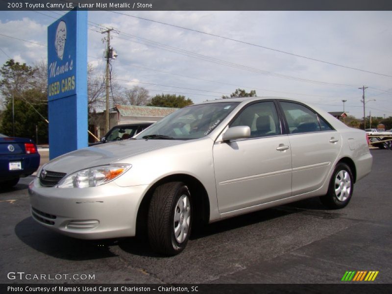 Lunar Mist Metallic / Stone 2003 Toyota Camry LE