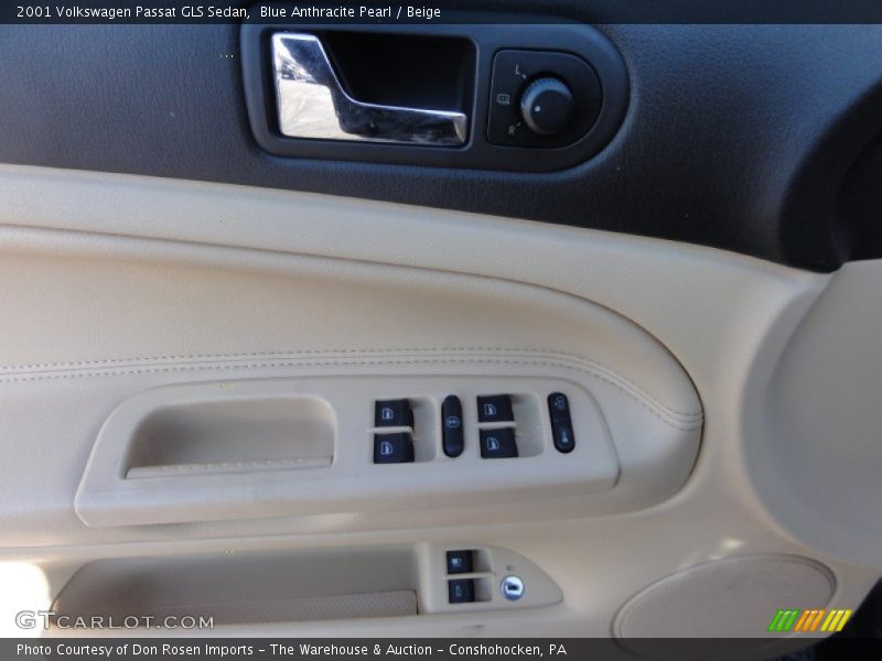Blue Anthracite Pearl / Beige 2001 Volkswagen Passat GLS Sedan