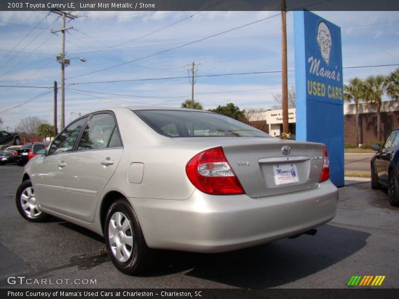 Lunar Mist Metallic / Stone 2003 Toyota Camry LE
