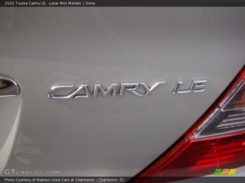 Lunar Mist Metallic / Stone 2003 Toyota Camry LE
