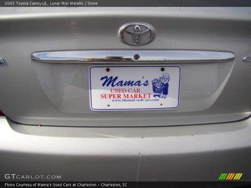 Lunar Mist Metallic / Stone 2003 Toyota Camry LE
