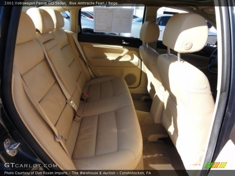 Blue Anthracite Pearl / Beige 2001 Volkswagen Passat GLS Sedan