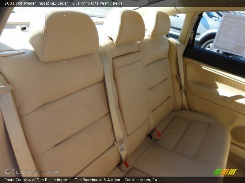 Blue Anthracite Pearl / Beige 2001 Volkswagen Passat GLS Sedan