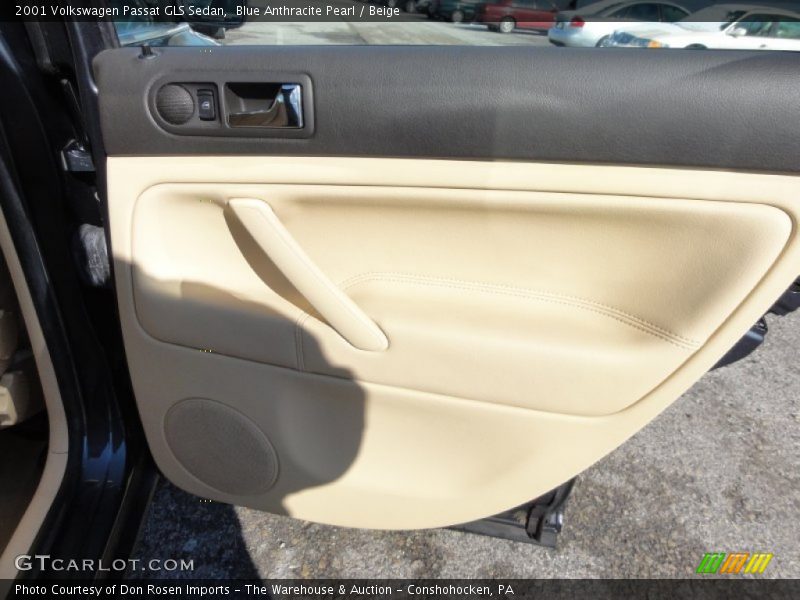 Blue Anthracite Pearl / Beige 2001 Volkswagen Passat GLS Sedan