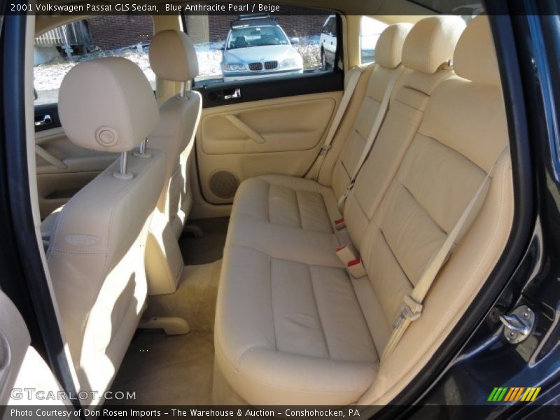 Blue Anthracite Pearl / Beige 2001 Volkswagen Passat GLS Sedan
