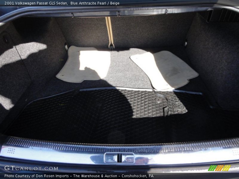 Blue Anthracite Pearl / Beige 2001 Volkswagen Passat GLS Sedan