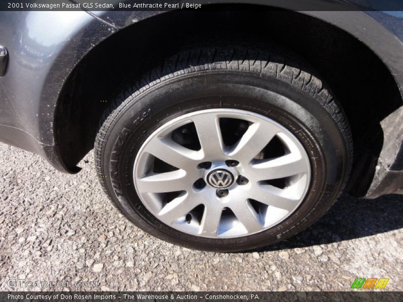 Blue Anthracite Pearl / Beige 2001 Volkswagen Passat GLS Sedan