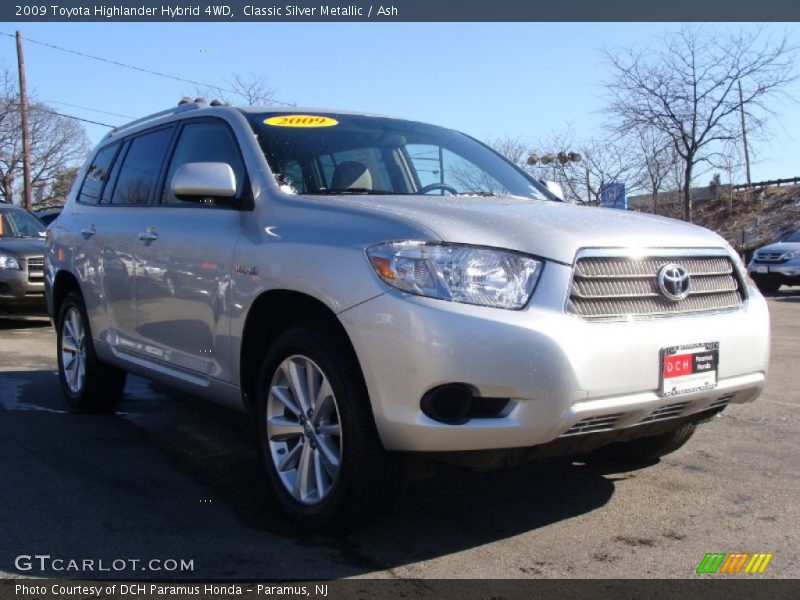 Classic Silver Metallic / Ash 2009 Toyota Highlander Hybrid 4WD