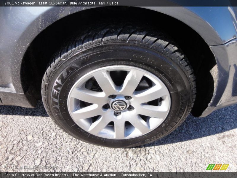 Blue Anthracite Pearl / Beige 2001 Volkswagen Passat GLS Sedan