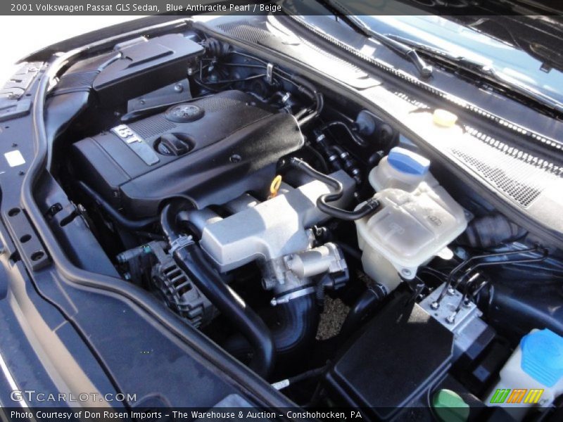 Blue Anthracite Pearl / Beige 2001 Volkswagen Passat GLS Sedan