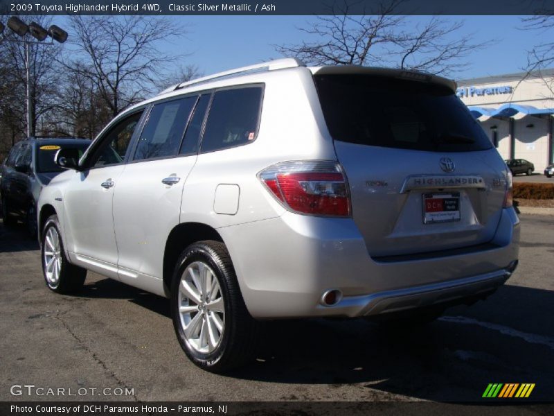 Classic Silver Metallic / Ash 2009 Toyota Highlander Hybrid 4WD