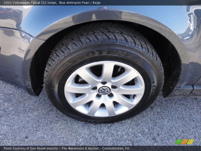 Blue Anthracite Pearl / Beige 2001 Volkswagen Passat GLS Sedan