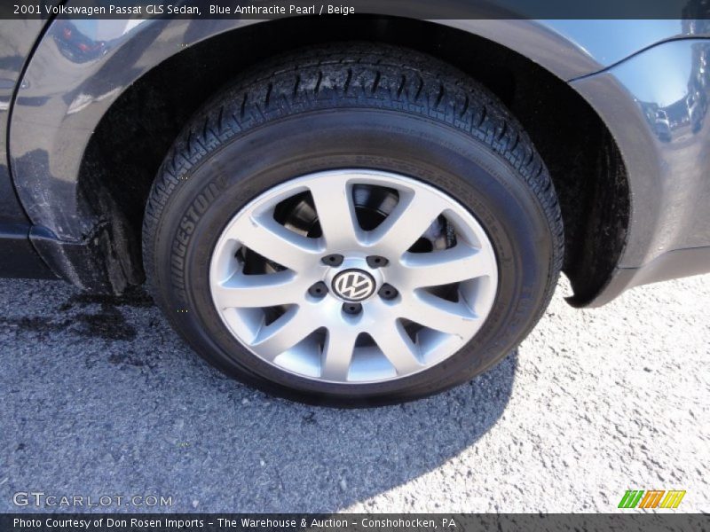 Blue Anthracite Pearl / Beige 2001 Volkswagen Passat GLS Sedan