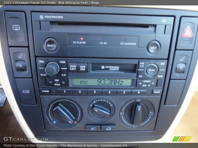 Blue Anthracite Pearl / Beige 2001 Volkswagen Passat GLS Sedan