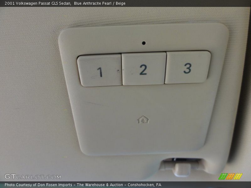 Blue Anthracite Pearl / Beige 2001 Volkswagen Passat GLS Sedan