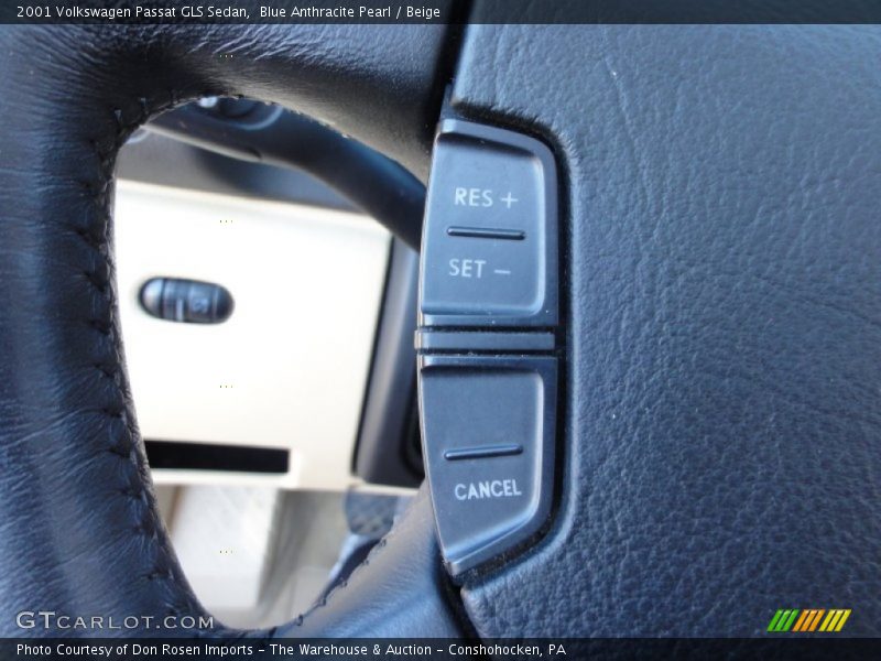 Blue Anthracite Pearl / Beige 2001 Volkswagen Passat GLS Sedan