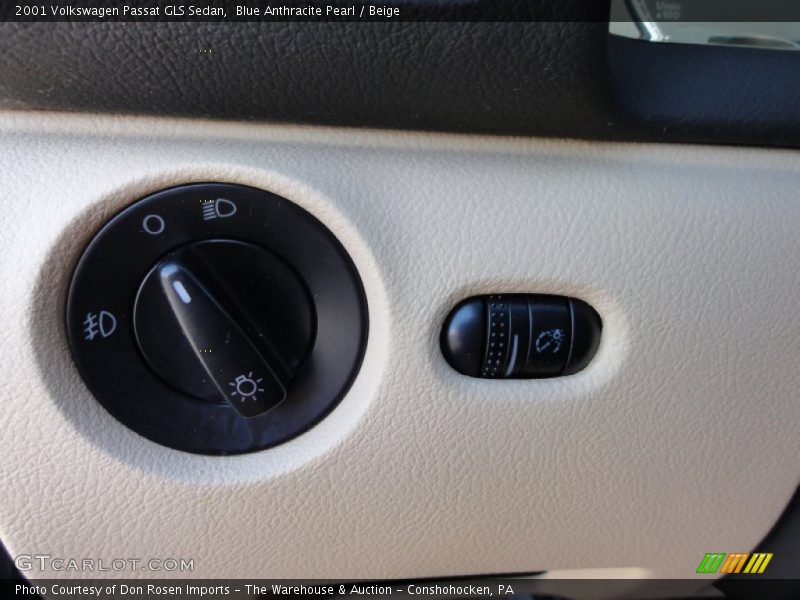 Blue Anthracite Pearl / Beige 2001 Volkswagen Passat GLS Sedan