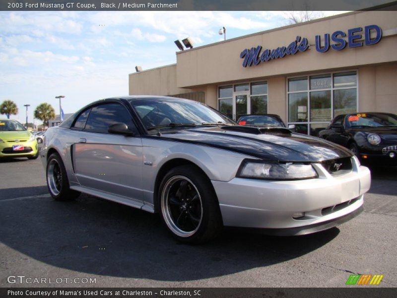 Black / Medium Parchment 2003 Ford Mustang GT Coupe