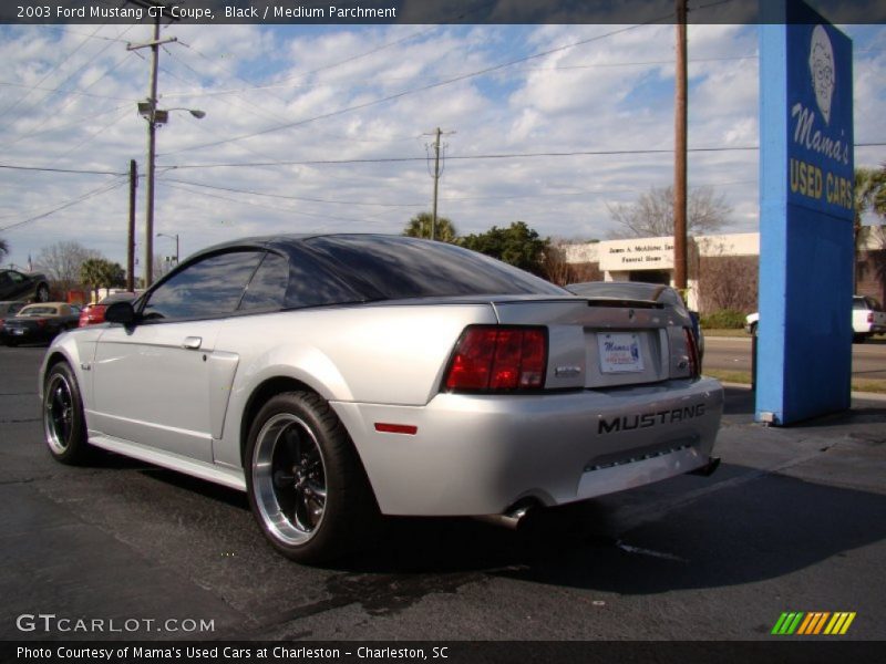 Black / Medium Parchment 2003 Ford Mustang GT Coupe