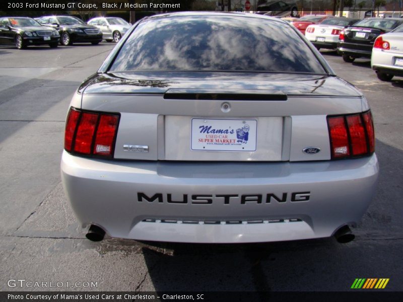 Black / Medium Parchment 2003 Ford Mustang GT Coupe