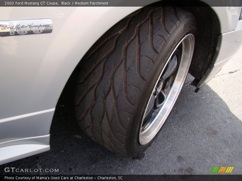 Black / Medium Parchment 2003 Ford Mustang GT Coupe
