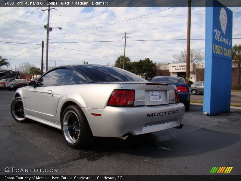 Black / Medium Parchment 2003 Ford Mustang GT Coupe