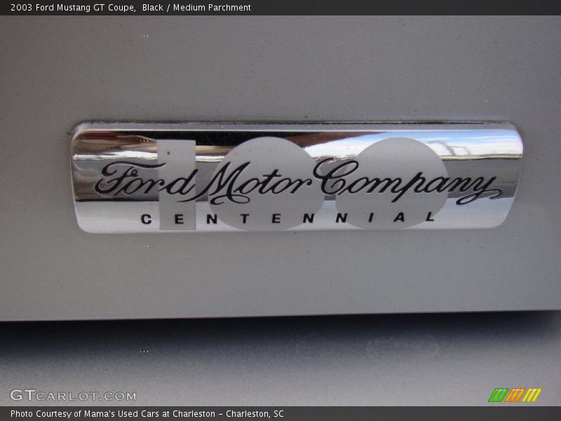 Black / Medium Parchment 2003 Ford Mustang GT Coupe