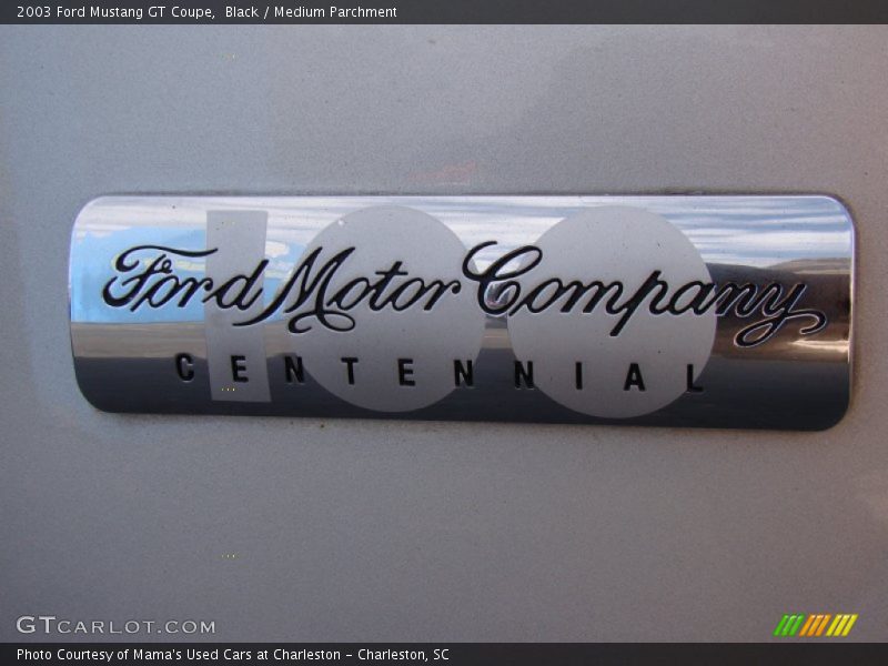 Black / Medium Parchment 2003 Ford Mustang GT Coupe
