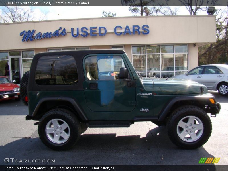 Forest Green / Camel 2001 Jeep Wrangler SE 4x4