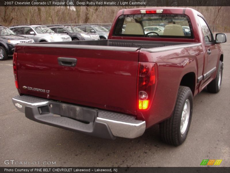 Deep Ruby Red Metallic / Light Cashmere 2007 Chevrolet Colorado LT Regular Cab