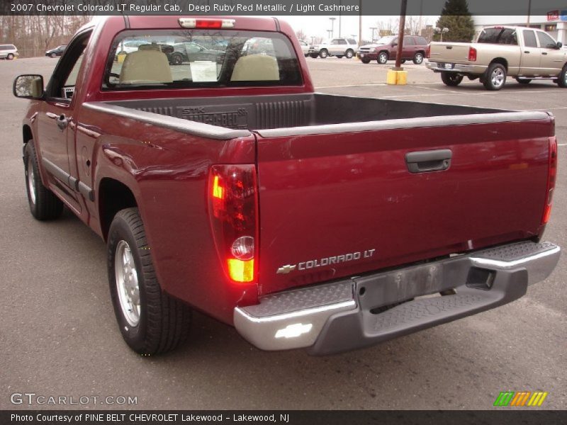 Deep Ruby Red Metallic / Light Cashmere 2007 Chevrolet Colorado LT Regular Cab